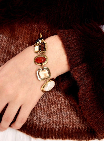 Natural Stone Boho Bracelet