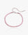 Pink Tennis Bracelet Silver