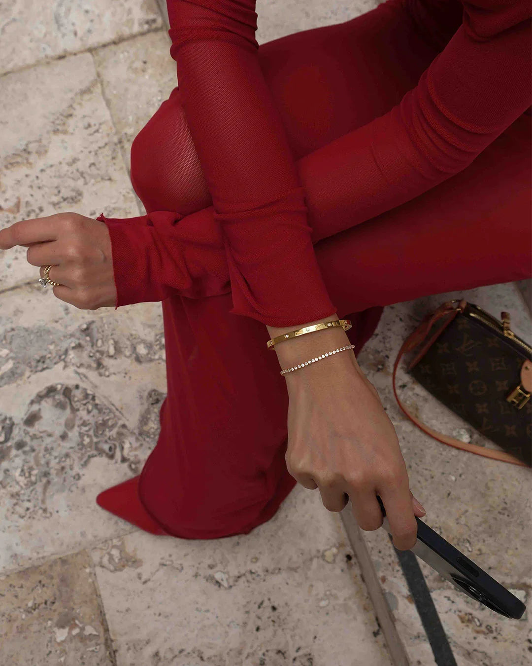 Love Bracelet Thin - 10 - Gold