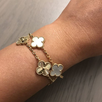 Trinity Weißes Armband