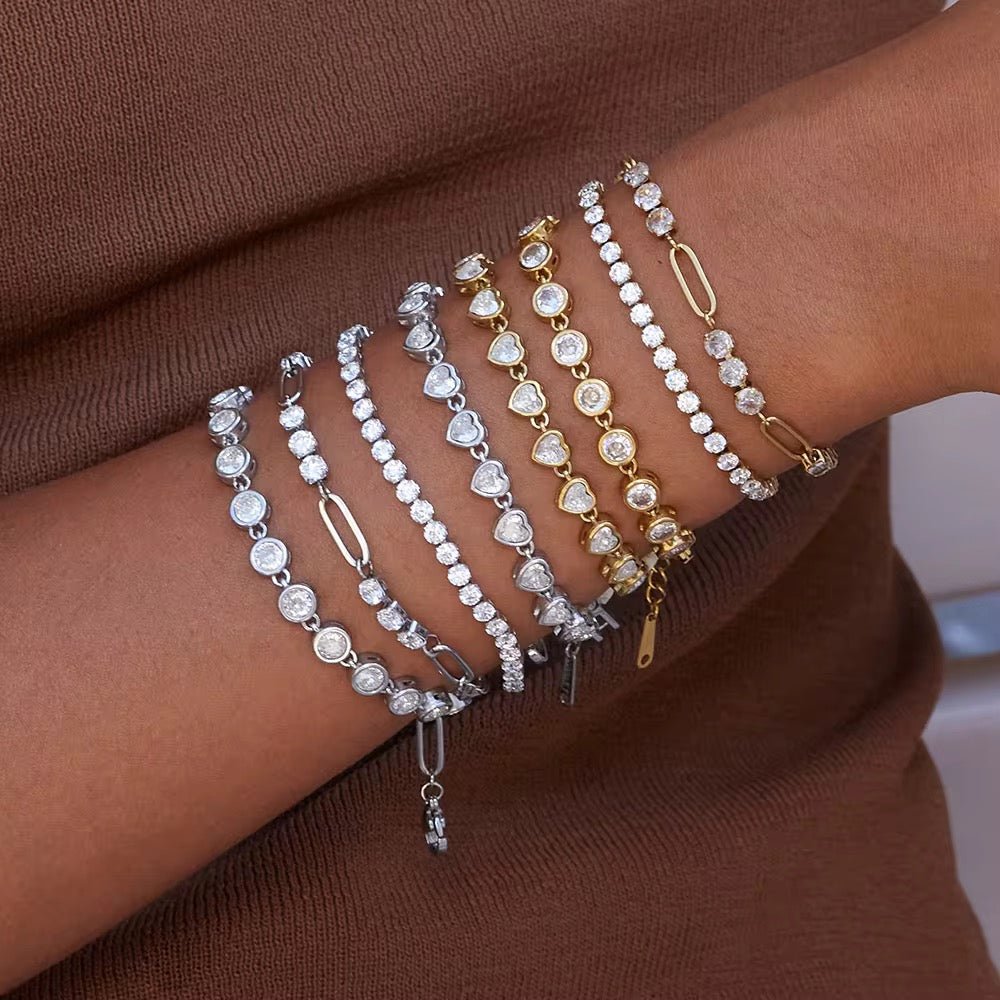 Triple Gemstone Bracelet