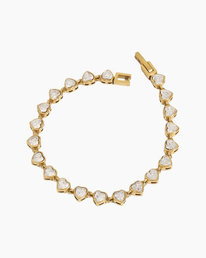 Vintage Aesthetic Hearts Bracelet