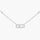 EXCLUSIVE | Mollyanne Diamanté Uno Necklace – Silver